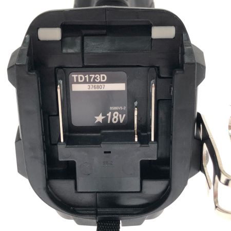 MAKITA マキタ 充電式インパクトドライバ 18V TD173DRGXB ブラック