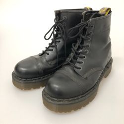 □□ Dr.Martens ドクターマーチン クレイジーボム 8ホールブーツ 本体のみ ブラック Bランク