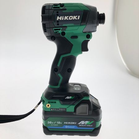  HiKOKI ハイコーキ コードレスインパクトドライバ 36V WH36DD(2XHLS2) アグレッシブグリーン