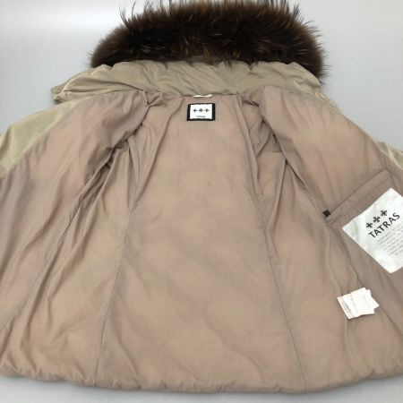  TATRAS ダウンジャケット サイズ01(S) LTA15A4426 ベージュ