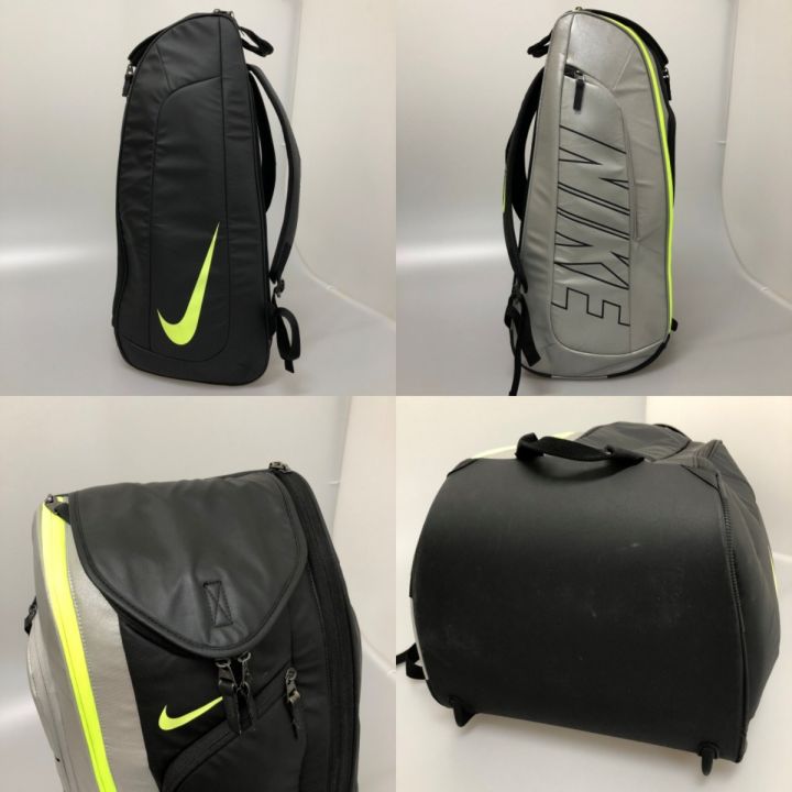 NIKE ナイキ コート テック 1 テニスバックパック BA4866-072 ブラック/メタリックシルバー/ボルト｜中古｜なんでもリサイクルビッグバン