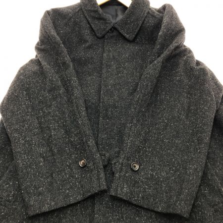  COMME des GARCONS コムデギャルソン ウールステンカラーコート Mサイズ HC-080050 ブラック
