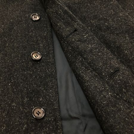  COMME des GARCONS コムデギャルソン ウールステンカラーコート Mサイズ HC-080050 ブラック