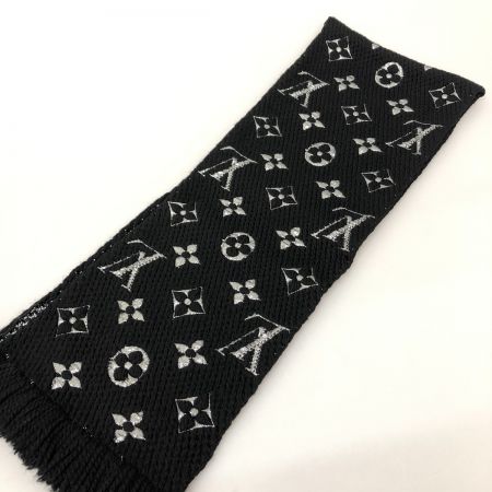  LOUIS VUITTON ルイヴィトン マフラー エシャルプ・ロゴマニア シャイン M75833 ブラック