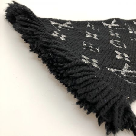  LOUIS VUITTON ルイヴィトン マフラー エシャルプ・ロゴマニア シャイン M75833 ブラック