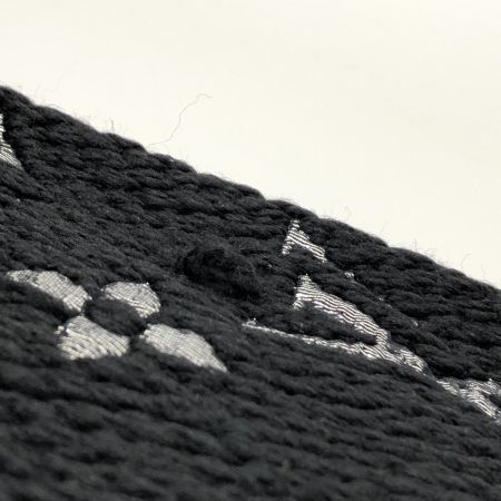  LOUIS VUITTON ルイヴィトン マフラー エシャルプ・ロゴマニア シャイン M75833 ブラック