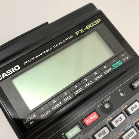 CASIO カシオ 測量プログラム内蔵電卓 即利用くん 603D FX-603P