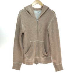 □□ DISCOVERED ディスカバード ジップパーカー Mサイズ ベージュ Bランク