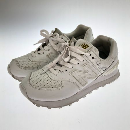  NEW BALANCE ニュー・バランス アイコニックモデル スニーカー 23.5cm WL574SYI ホワイト