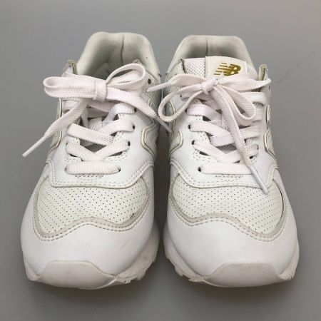  NEW BALANCE ニュー・バランス アイコニックモデル スニーカー 23.5cm WL574SYI ホワイト