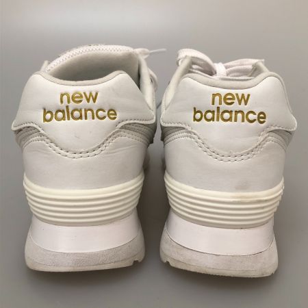  NEW BALANCE ニュー・バランス アイコニックモデル スニーカー 23.5cm WL574SYI ホワイト