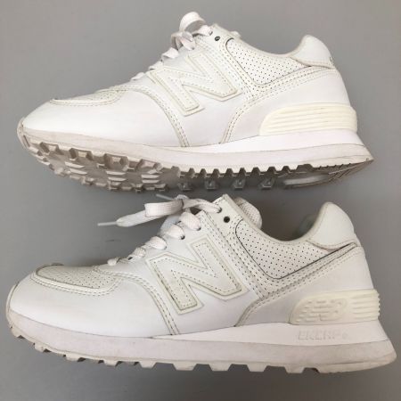  NEW BALANCE ニュー・バランス アイコニックモデル スニーカー 23.5cm WL574SYI ホワイト