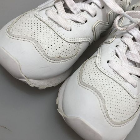 NEW BALANCE ニュー・バランス アイコニックモデル スニーカー 23.5cm WL574SYI ホワイト