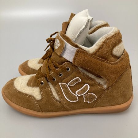  にゅ ハイカットスニーカー　「にゅ」Boots Gizmo  26cm ブラウン