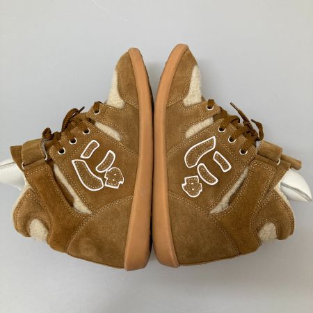  にゅ ハイカットスニーカー　「にゅ」Boots Gizmo  26cm ブラウン