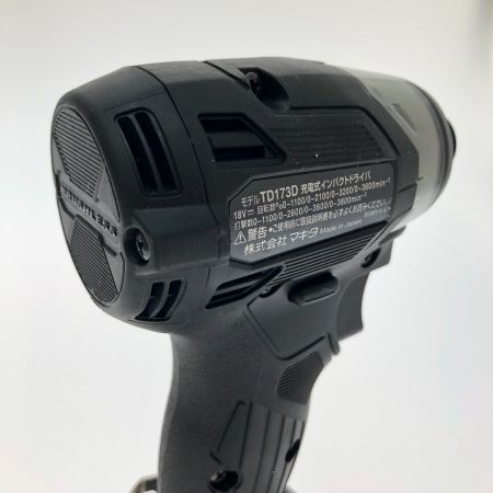  MAKITA マキタ 充電式インパクトドライバ 18V TD173DXB ブラック