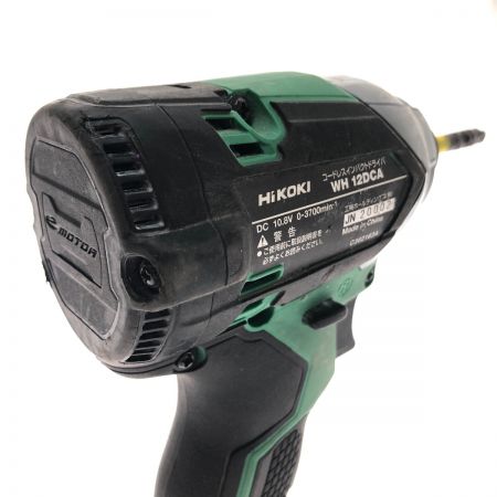  HiKOKI ハイコーキ コードレスインパクトドライバ 10.8V WH12DCA グリーン