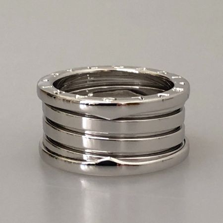  BVLGARI ブルガリ 指輪 ビー・ゼロワン 4バンドリング 磨き処理済 K18WG