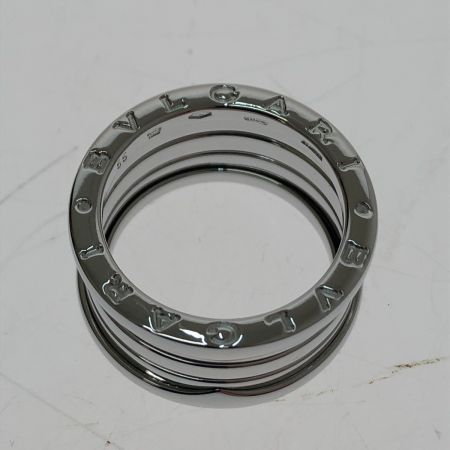  BVLGARI ブルガリ 指輪 ビー・ゼロワン 4バンドリング 磨き処理済 K18WG