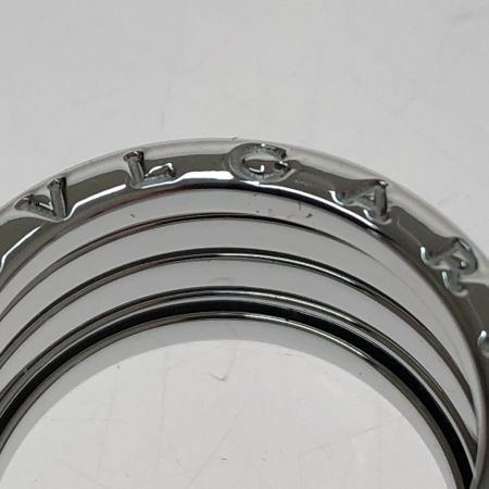  BVLGARI ブルガリ 指輪 ビー・ゼロワン 4バンドリング 磨き処理済 K18WG