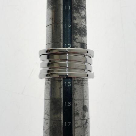  BVLGARI ブルガリ 指輪 ビー・ゼロワン 4バンドリング 磨き処理済 K18WG