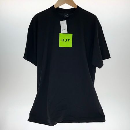  HUF ハフ 半袖 ロゴTシャツ Lサイズ TS01954 ブラック