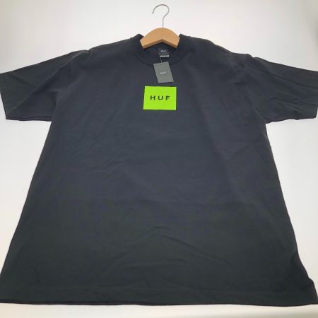  HUF ハフ 半袖 ロゴTシャツ Lサイズ TS01954 ブラック