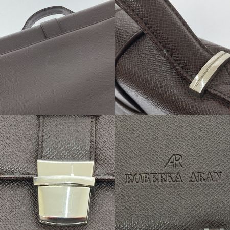  ROBERKA ARAN ビジネスバッグ ブラウン