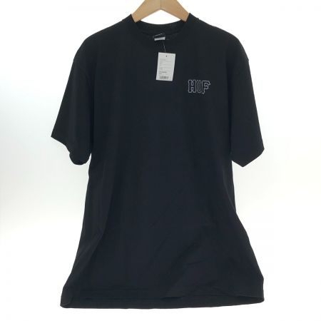  HUF ハフ 半袖 ロゴTシャツ Lサイズ TS01955 ブラック