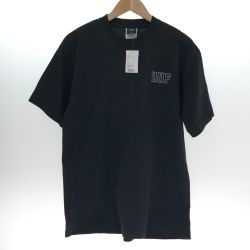 □□ HUF ハフ 半袖 ロゴTシャツ Mサイズ TS01955 ブラック Aランク