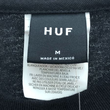  HUF ハフ 半袖 ロゴTシャツ Mサイズ TS01955 ブラック