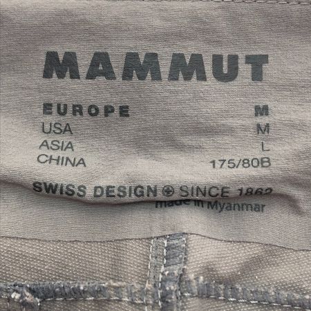  MAMMUT マムート アジリティ スリムパンツ Lサイズ 1022-00271 ライトグレー