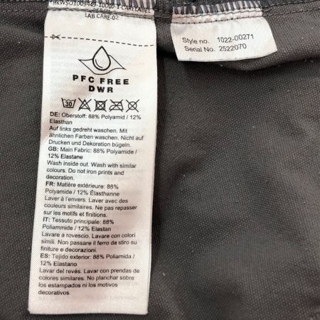  MAMMUT マムート アジリティ スリムパンツ Lサイズ 1022-00271 ライトグレー