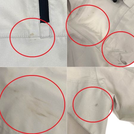  Jackson ジャクソン 耐久撥水ハーフジップパーカー ライトグレー サイズXL