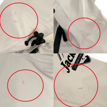  Jackson ジャクソン 耐久撥水ハーフジップパーカー ライトグレー サイズXL