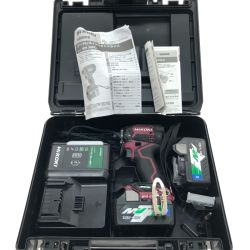 □□ HiKOKI ハイコーキ コードレスインパクトドライバ 36V WH36DC レッド Bランク