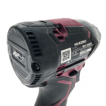  HiKOKI ハイコーキ コードレスインパクトドライバ 36V WH36DC レッド