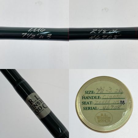  R.L.WINSTON フライロッド　IM6   7　1/2-3　　2　1/8oz