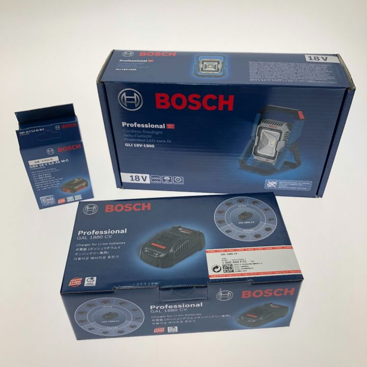 BOSCH ボッシュ バッテリー投光器 18V（充電器・バッテリー付） GLI18V-1900｜中古｜なんでもリサイクルビッグバン