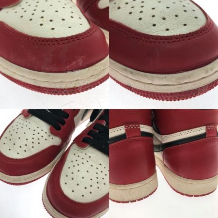  NIKE ナイキ スニーカー エアジョーダン1 レトロ ハイ OG 27.5cm DZ5485-612 レッド×ホワイト