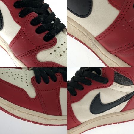  NIKE ナイキ スニーカー エアジョーダン1 レトロ ハイ OG 27.5cm DZ5485-612 レッド×ホワイト