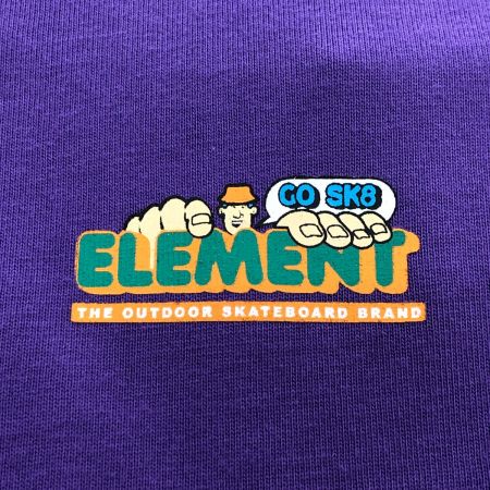  ELEMENT エレメント 半袖Tシャツ Mサイズ BD021257 パープル