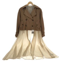 □□ MURUA ムルーア 3WAYレイヤード トレンチコート フリーサイズ 012020000401-01 ベージュ Aランク