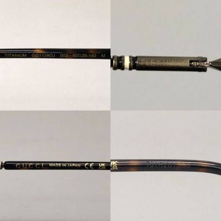  GUCCI グッチ メガネフレーム ボストン チタン GG1128OJ ブラウン