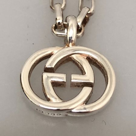  GUCCI グッチ インターロッキングG ネックレス スターリングシルバー 295710 シルバー