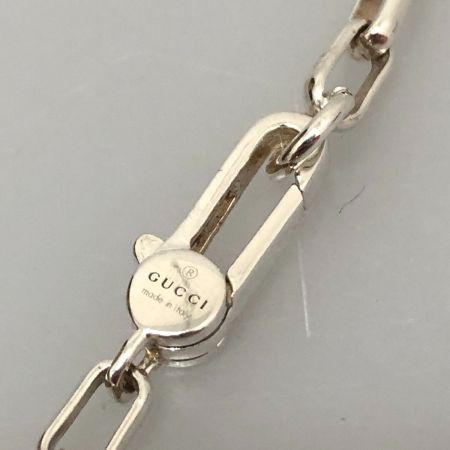  GUCCI グッチ インターロッキングG ネックレス スターリングシルバー 295710 シルバー