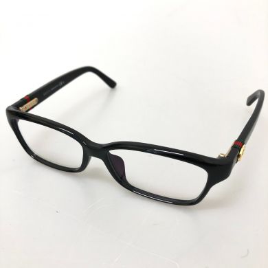 GUCCI グッチ 伊達メガネ 度なし GG3670/F ブラック｜中古｜なんでも 