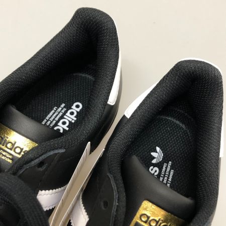  adidas アディダス スーパースター スニーカー 23cm 本体のみ EG4959 ブラック x ホワイト