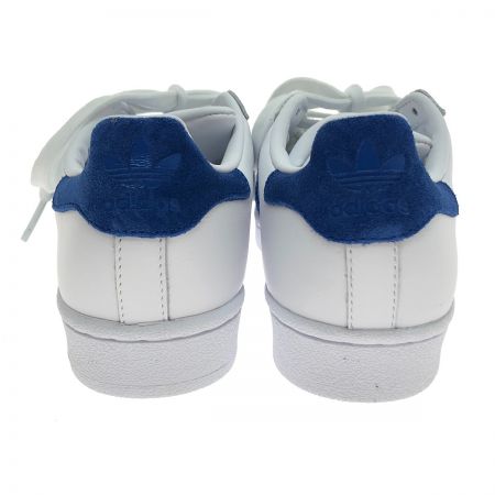  adidas アディダス スーパースター スニーカー 23cm 本体のみ EE8595 ホワイト x ブルー