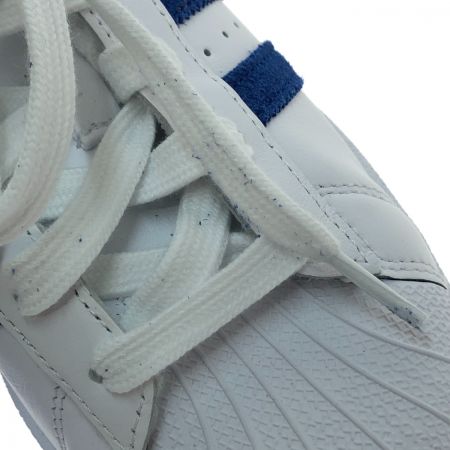  adidas アディダス スーパースター スニーカー 23cm 本体のみ EE8595 ホワイト x ブルー